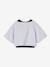 2-in-1 cropped sports T-shirt with girls bras marl grey - vertbaudet enfant 