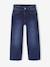 NARROW Hip, MorphologiK Wide-Leg Jeans for Girls deep blue+light blue+medium blue - vertbaudet enfant 