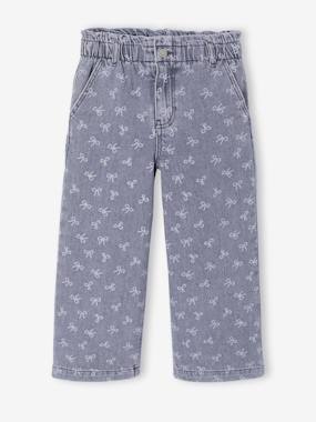 Fille-Pantalon fille large motifs fantaisie 