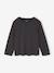 Lot de 3 t-shirts fille fantaisie manches longues anthracite+bleu grisé+corail+indigo+rose - vertbaudet enfant 
