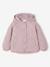 Lightweight Floral Jacket with Hood for Girls grey green+mauve - vertbaudet enfant 