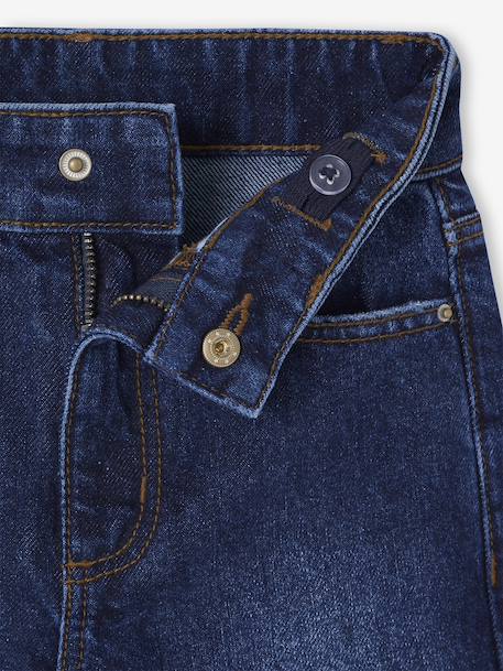 Jean fille large morphologik tour de hanches fin bleu clair+bleu foncé+bleu moyen - vertbaudet enfant 