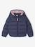 Lightweight hooded puffer jacket for girls grey green+navy blue+old rose+rose - vertbaudet enfant 