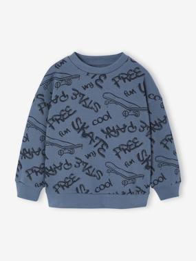 Printed Sweatshirt for Boys - vertbaudet enfant -Printed Sweatshirt for Boys