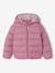 Lightweight hooded puffer jacket for girls grey green+navy blue+old rose+rose - vertbaudet enfant 