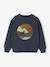 Sweatshirt with Bouclé Design for Boys navy blue - vertbaudet enfant 