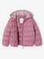 Lightweight hooded puffer jacket for girls grey green+navy blue+old rose+rose - vertbaudet enfant 