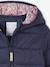 Lightweight hooded puffer jacket for girls grey green+navy blue+old rose+rose - vertbaudet enfant 