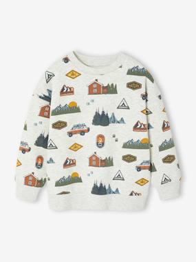 Printed Sweatshirt for Boys - vertbaudet enfant -Printed Sweatshirt for Boys