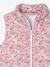 Sleeveless Lightweight Jacket with Floral Pattern for Girls printed pink - vertbaudet enfant 