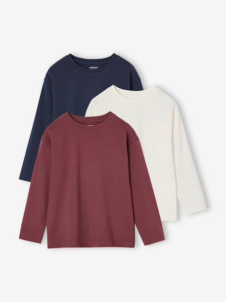 Pack of 3 Plain Tops terracotta - vertbaudet enfant 