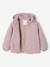 Lightweight Floral Jacket with Hood for Girls grey green+mauve - vertbaudet enfant 