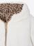 Reversible Leopard/Sherpa Windcheater with Hood for Girls beige - vertbaudet enfant 