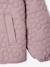 Lightweight Floral Jacket with Hood for Girls grey green+mauve - vertbaudet enfant 
