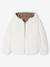 Reversible Leopard/Sherpa Windcheater with Hood for Girls beige - vertbaudet enfant 