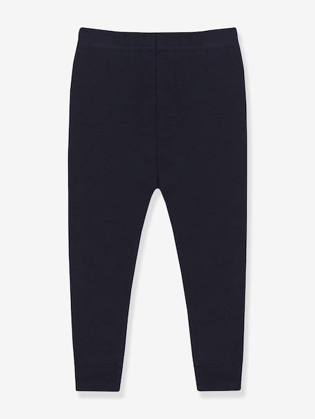 Plain Cotton Leggings for Babies, PETIT BATEAU navy blue - vertbaudet enfant 