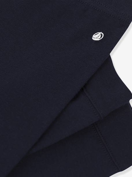 Plain Cotton Leggings for Babies, PETIT BATEAU navy blue - vertbaudet enfant 