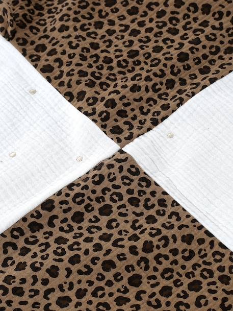 Leopard Activity Mat in Cotton Gauze, ENVIE DE FRAISE beige - vertbaudet enfant 
