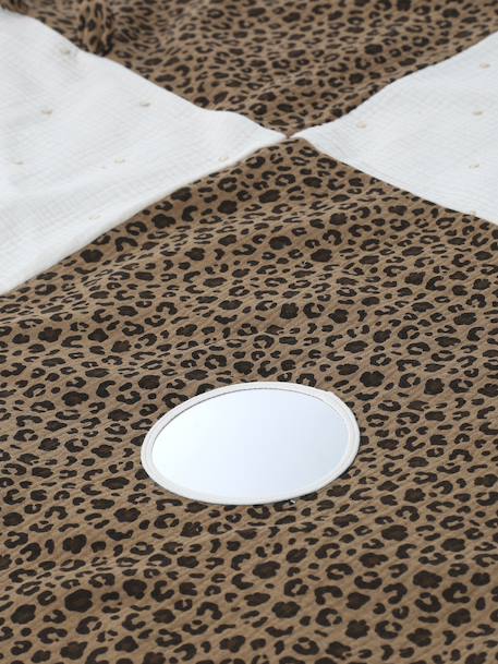 Leopard Activity Mat in Cotton Gauze, ENVIE DE FRAISE beige - vertbaudet enfant 