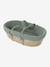 Moses Basket in Woven Natural Fibres for Babies, ENVIE DE FRAISE 0016+beige+sage green - vertbaudet enfant 