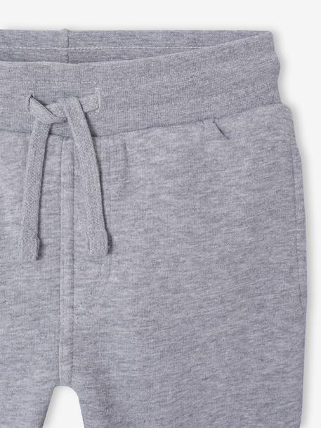 Ensemble Sport Garçon Sweat Capuche imprimé + Jogging Uni bleu pétrole+lichen - vertbaudet enfant 