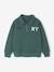 Embroidered Funnel-Neck Sweatshirt for Boys green - vertbaudet enfant 