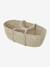 Moses Basket in Woven Natural Fibres for Babies, ENVIE DE FRAISE 0016+beige+sage green - vertbaudet enfant 