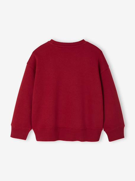 Sweatshirt with Chest Motif for Boys green+pistachio+pomegranate+red - vertbaudet enfant 