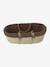 Moses Basket in Woven Natural Fibres for Babies, ENVIE DE FRAISE 0016+beige+sage green - vertbaudet enfant 