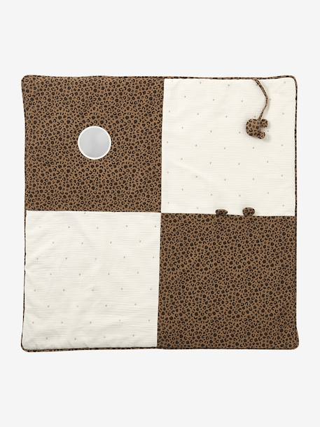 Leopard Activity Mat in Cotton Gauze, ENVIE DE FRAISE beige - vertbaudet enfant 