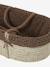 Moses Basket in Woven Natural Fibres for Babies, ENVIE DE FRAISE 0016+beige+sage green - vertbaudet enfant 