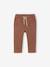 Lined Twill Trousers for Baby Boys Dark Blue+GREEN MEDIUM SOLID+pecan nut - vertbaudet enfant 