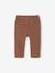 Lined Twill Trousers for Baby Boys Dark Blue+GREEN MEDIUM SOLID+pecan nut - vertbaudet enfant 