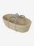 Moses Basket in Woven Natural Fibres for Babies, ENVIE DE FRAISE 0016+beige+sage green - vertbaudet enfant 