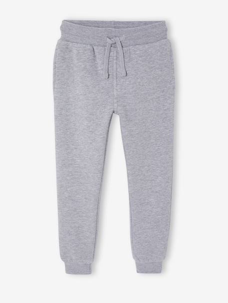 Ensemble Sport Garçon Sweat Capuche imprimé + Jogging Uni bleu pétrole+lichen - vertbaudet enfant 