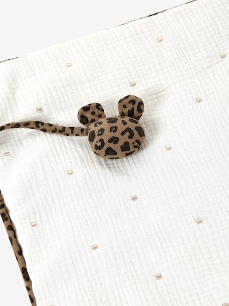 Leopard Activity Mat in Cotton Gauze, ENVIE DE FRAISE beige - vertbaudet enfant 