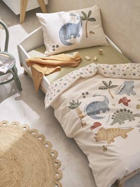 -Parure housse de couette bébé et taie d'oreiller MINISAURUS