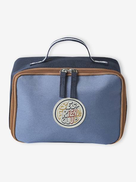 Lunch box 'Cool school' for boys blue - vertbaudet enfant 