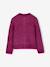 Loose-Fitting Soft Knit Cardigan for Girls marl grey+petrol blue+purple clover+rosy - vertbaudet enfant 