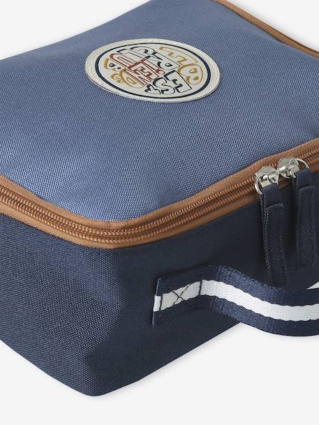 Lunch box 'Cool school' for boys blue - vertbaudet enfant 