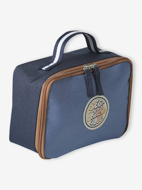 Lunch box 'Cool school' for boys blue - vertbaudet enfant 