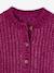 Loose-Fitting Soft Knit Cardigan for Girls marl grey+petrol blue+purple clover+rosy - vertbaudet enfant 