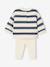 Sweatshirt + Leggings Set for Babies, Disney® MINNIE striped blue - vertbaudet enfant 