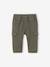 Twill Cargo Trousers for Babies olive - vertbaudet enfant 