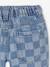 Baby jeans with a checks print stone - vertbaudet enfant 