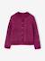 Loose-Fitting Soft Knit Cardigan for Girls marl grey+petrol blue+purple clover+rosy - vertbaudet enfant 