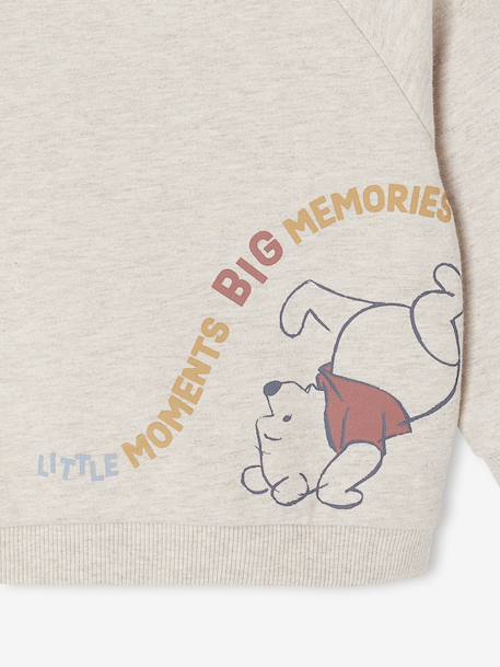 Sweat bébé Disney Winnie l'ourson beige chiné - vertbaudet enfant 