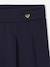 Pleated Piqué Knit Skirt for Girls navy blue - vertbaudet enfant 