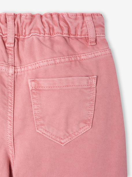 Wide-leg trousers in girls' colours green+grey green+peony pink+plum+rose - vertbaudet enfant 