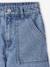 Wide-Leg Carpenter Trousers for Girls, JONEN denim grey+medium blue - vertbaudet enfant 